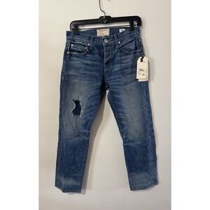 current elliott Selvedge Denim Distressed Splatter Men 28 Woman 25